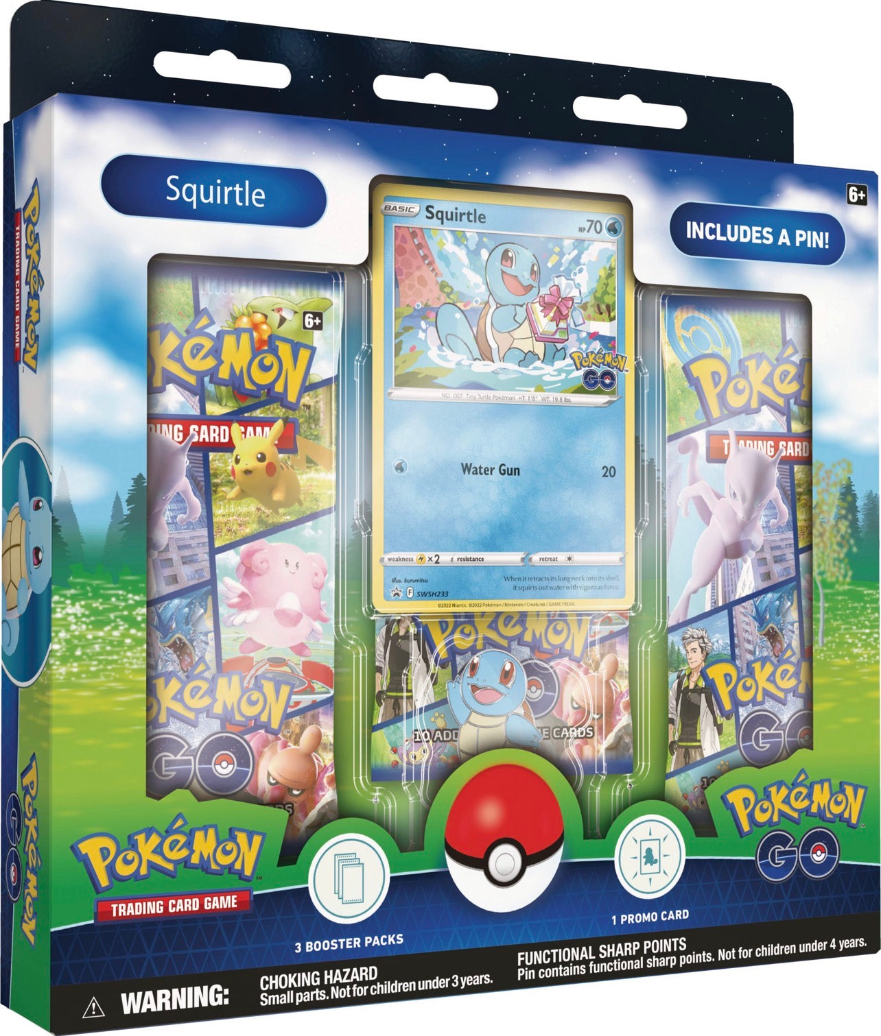 Pokemon - Pokemon GO - Pin Collection Box - Squirtle