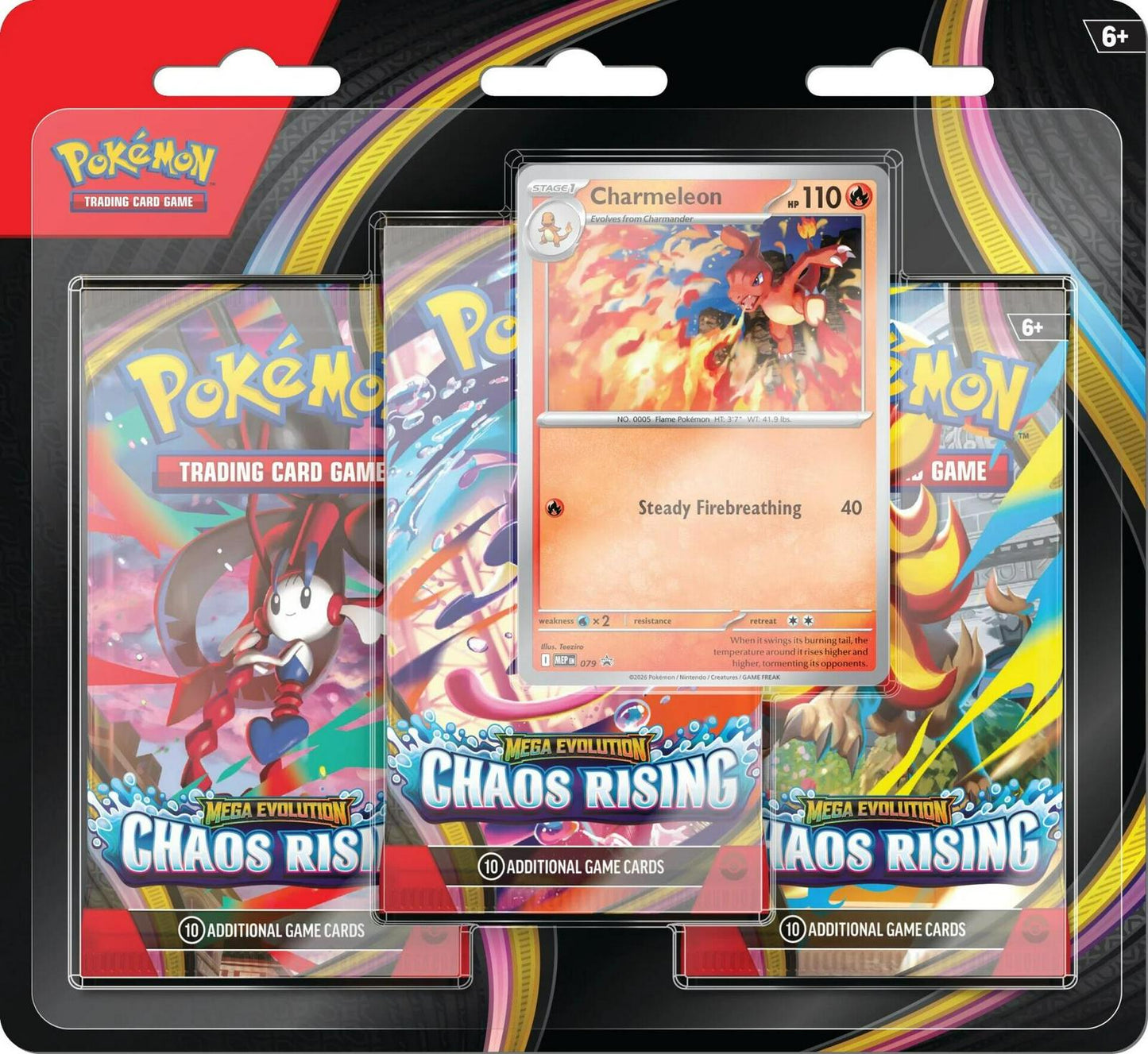 Chaos Rising - 3 Pack Blister Charmeleon