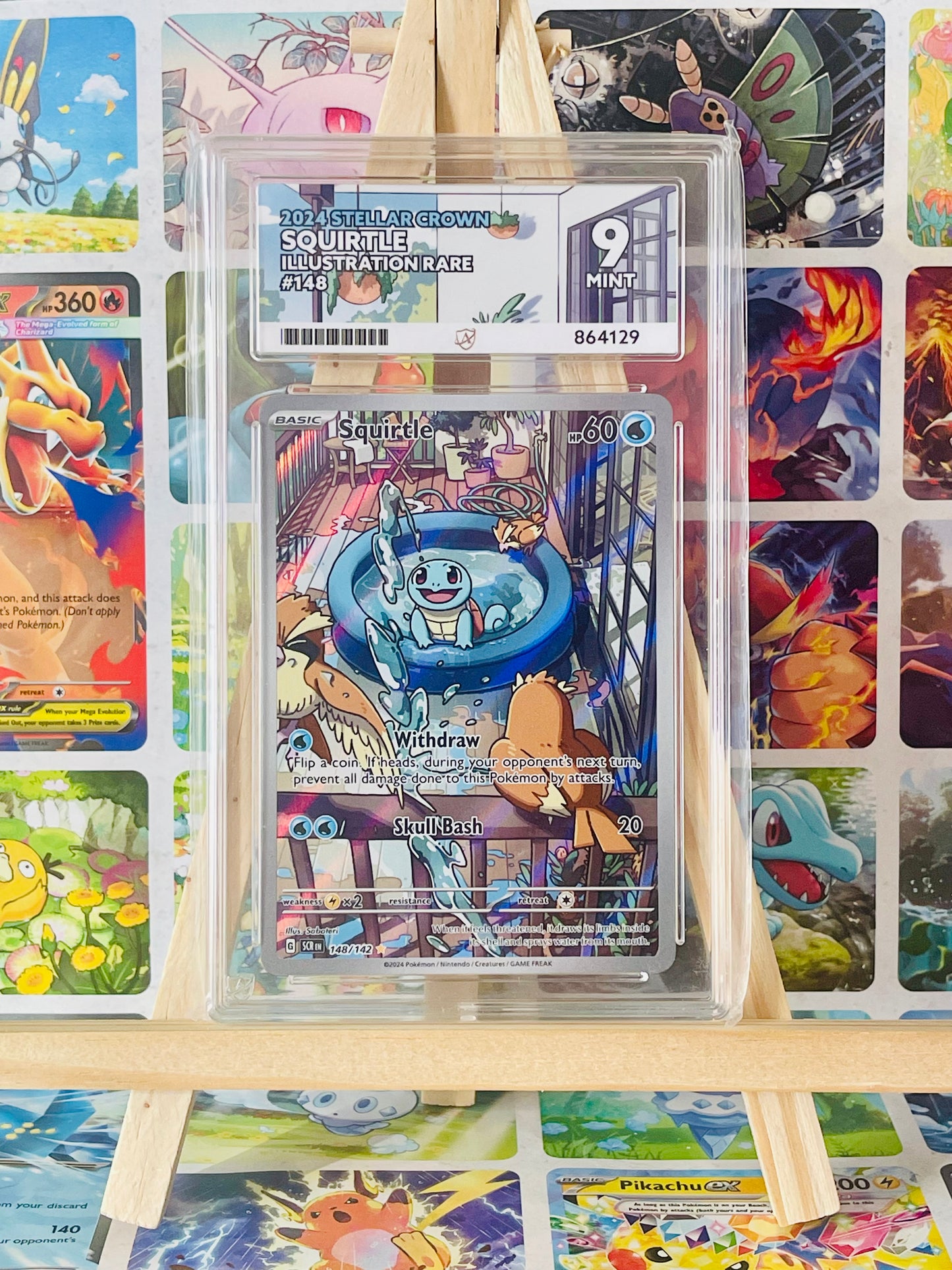 Squirtle - 148/142 Stellar Crown - ACE 9