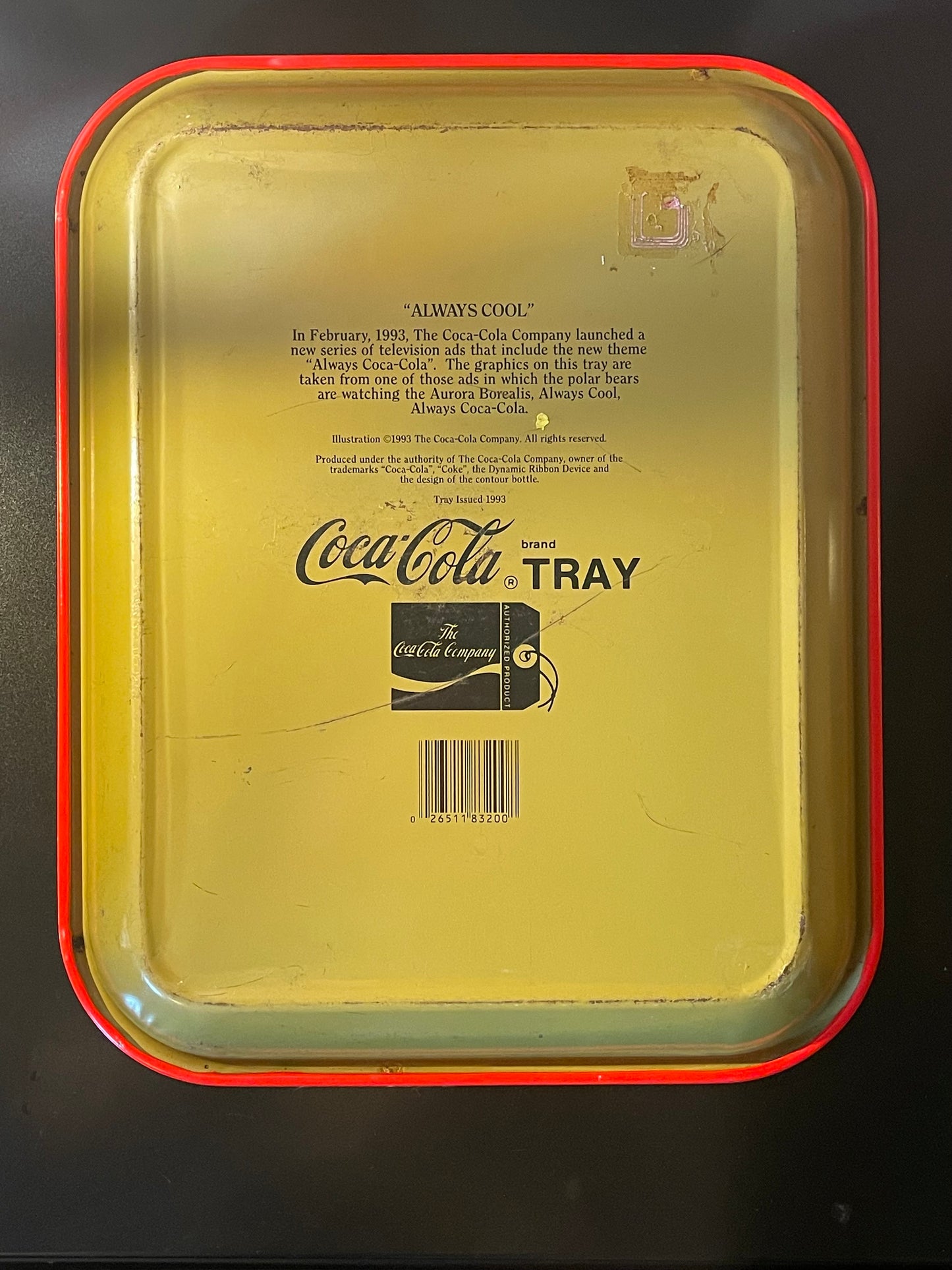 Coca-Cola Always Cool Tray