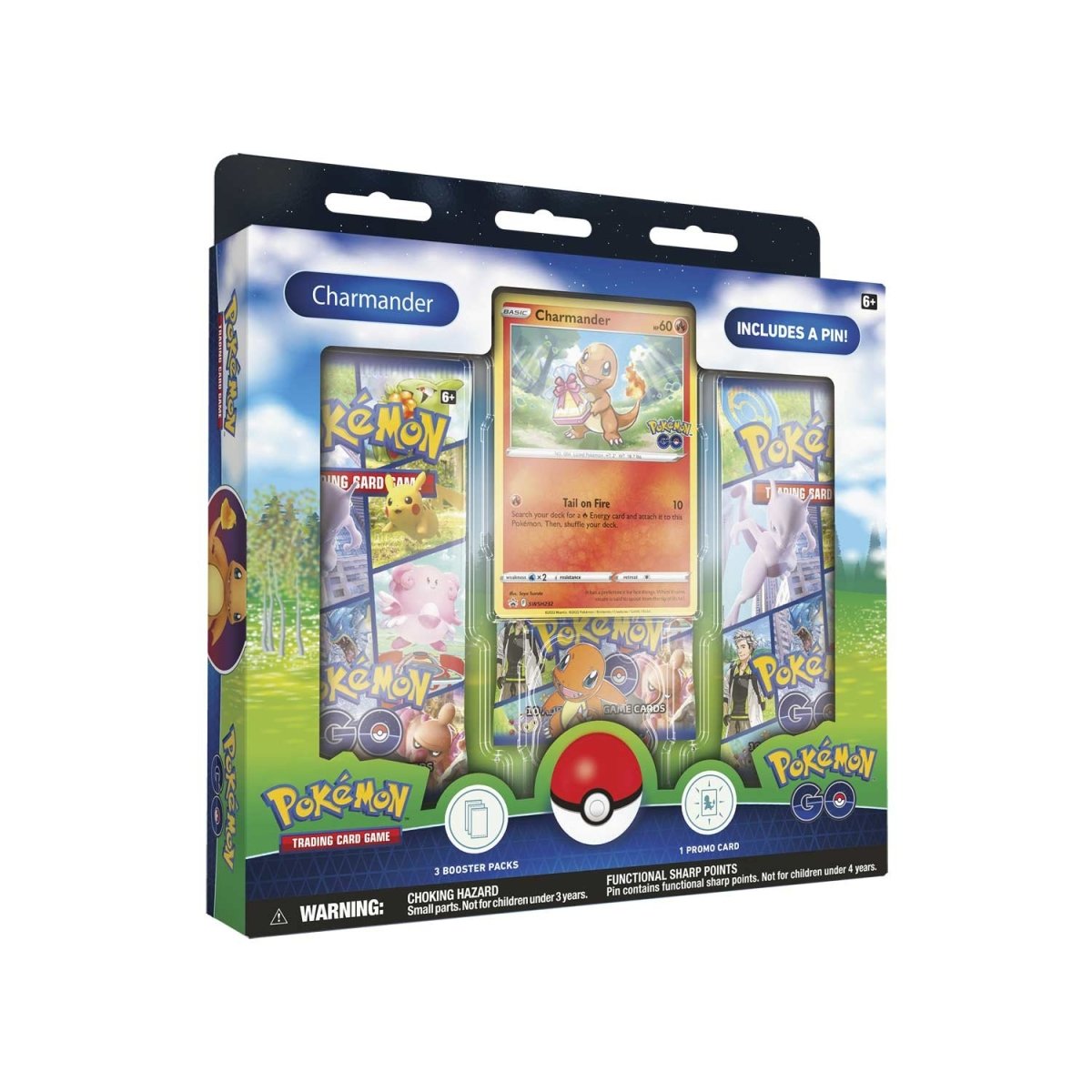 Pokemon TCG - Pokemon GO - Pin Collection Box - Charmander