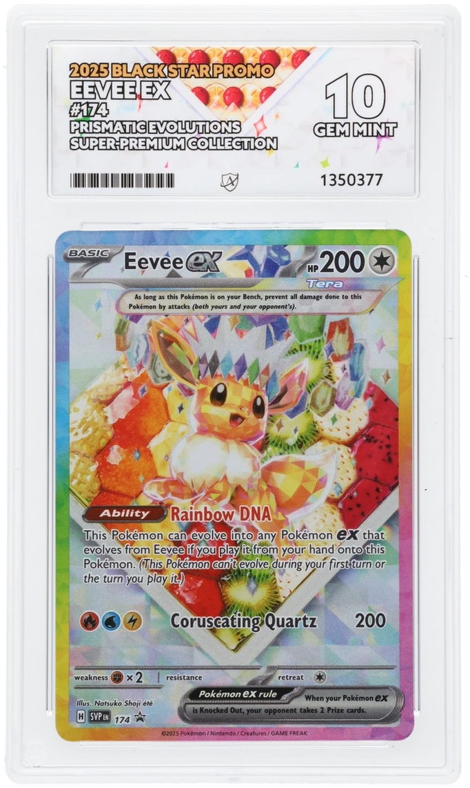 Eevee EX - 174 Black Star Promo - SPC - ACE 10
