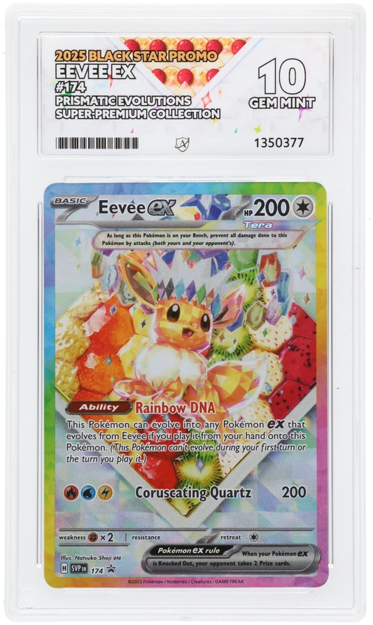 Eevee EX - 174 Black Star Promo - SPC - ACE 10