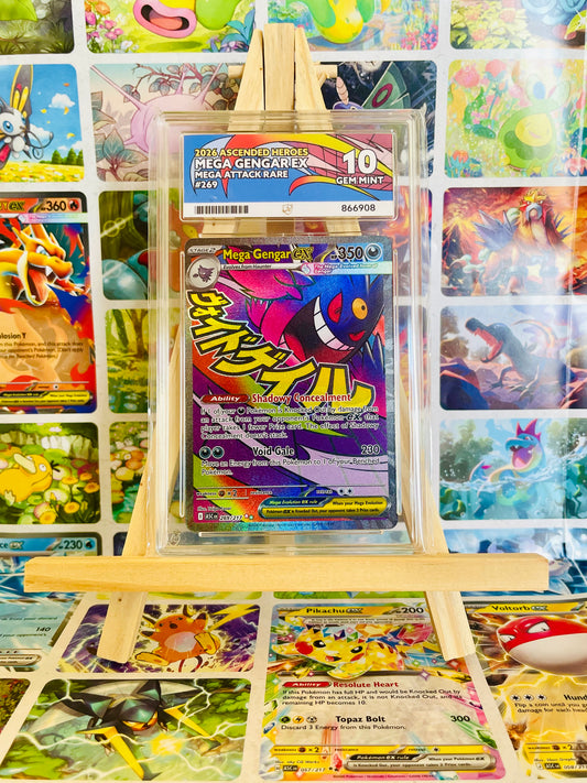 Mega Gengar EX - 269/217 - Ascended Heroes - Mega Attack Rare - Ace 10