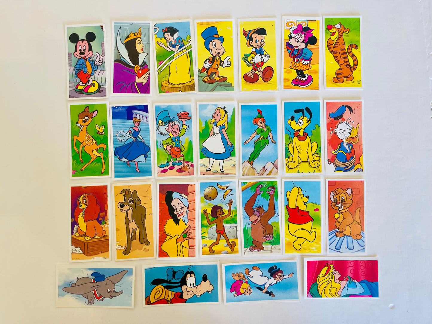 Brooke Bond Set of 25 Magical World of Disney Cards - 1989