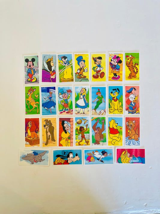 Brooke Bond Set of 25 Magical World of Disney Cards - 1989