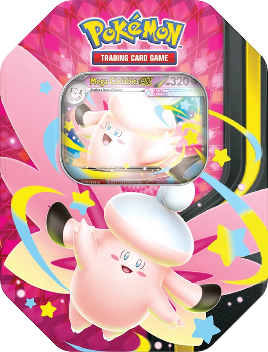 Pokemon - Mega Moonlight Tin - Mega Clefable Ex